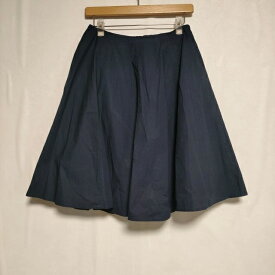 Harriss 日本製 サイズ38 メッシュ パンチング加工 台形 スカート ネイビー レディース ハリス【中古】3-0420M∞