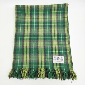 R&D.M.Co- 大判 ブランケット チェック マフラー ストール グリーン レディース オールドマンズテーラー【中古】4-1128T