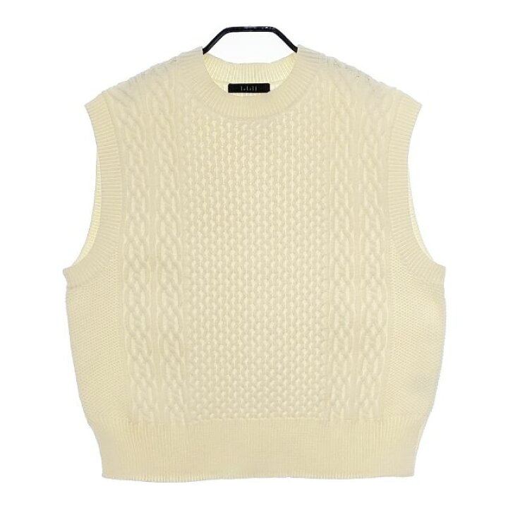LE PHIL ル フィル ニット ジレ ベスト ベージュ サイズフリー 正規品  