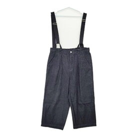 nest Robe/UpcycleLino 01241-1476 デニムサスペンダー パンツ ネイビー レディース ネストローブ/アップサイクルリノ【中古】5-1224G