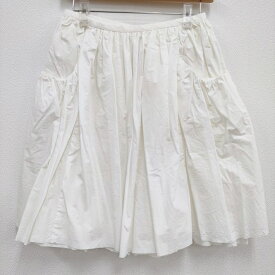 Harriss ギャザースカート サイズ38 スカート ホワイト レディース ハリス【中古】3-0825M♪