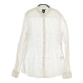 R&D.M.Co- リネンシャツ サイズM 長袖シャツ オフホワイト レディース オールドマンズテーラー【中古】5-0321M