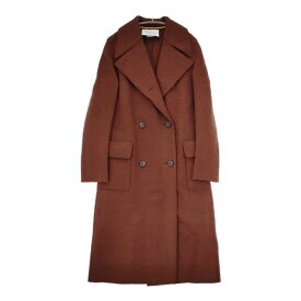 HARRIS WHARF LONDON Military Coat ミリタリーコート A1272MLC ウール コート ブラウン レディース ハリスワーフロンドン【中古】5-0827A