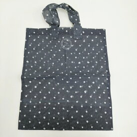 Khadi and Co 新品 MARKET BAG マーケットバッグ オーガンジー ドット トート ネイビー ホワイト レディース カディアンドコー【中古】5-1011G