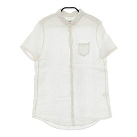 R&D.M.Co- リネン 半袖シャツ オフホワイト レディース オールドマンズテーラー【中古】5-0602S