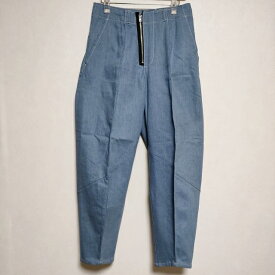 DIGAWEL Denim Pants DWUA013 定価30800円 センタープレス デニムパンツ ブルー メンズ ディガウェル【中古】3-1008G