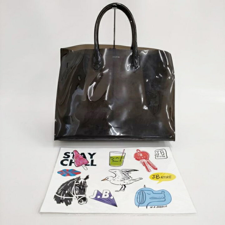 楽天市場】J.B.ATTIRE Paris bag パリスバッグ クリア トートバッグ 