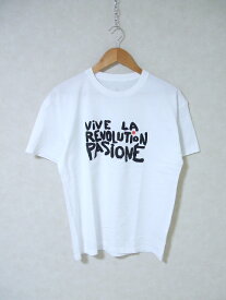 uniform experiment ASGER JORN VIVE LA REVOLUTION PASIONE BOXTEE(UE-210011) 半袖Tシャツ ホワイト メンズ ユニフォームエクスペリメント【中古】2-0513S△