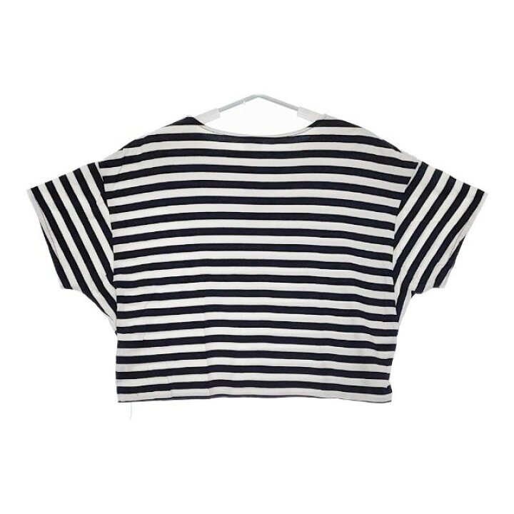 楽天市場】bulle de savon ショート丈 ワイド ボーダー 半袖Tシャツ 