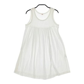 R&D.M.Co- タンクトップ ノースリーブ チュニック ホワイト レディース オールドマンズテーラー【中古】5-0521S