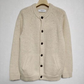 green label relaxing BC SOFT/SHET CN/カーディガン 5G 定価10850円 ニット アイボリー メンズ グリーンレーベルリラクシング【中古】3-1213T∞