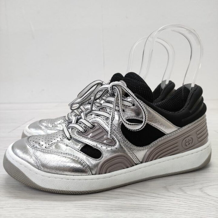 楽天市場】GUCCI BASKET バスケット サイズ36 スニーカー シルバー 他 