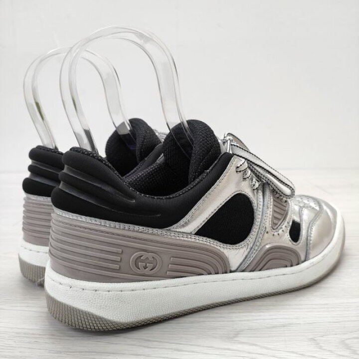 楽天市場】GUCCI BASKET バスケット サイズ36 スニーカー シルバー 他 