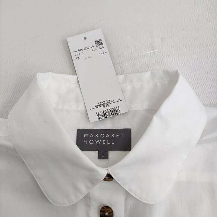 楽天市場】MARGARET HOWELL 578-4253100 サイズ1 コットン 丸襟 