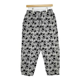 R&D.M.Co- 未使用 jacquard daisy ジャガードデイジー 6909 定価53900円 パンツ ブラック ホワイト レディース オールドマンズテーラー【中古】6-0129G
