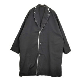 B Yohji Yamamoto 断ち切り リバーシブル 定価136000円 NV-C53-808 サイズ1 コート ブラック ホワイト レディース ビーヨウジヤマモト【中古】6-0418T