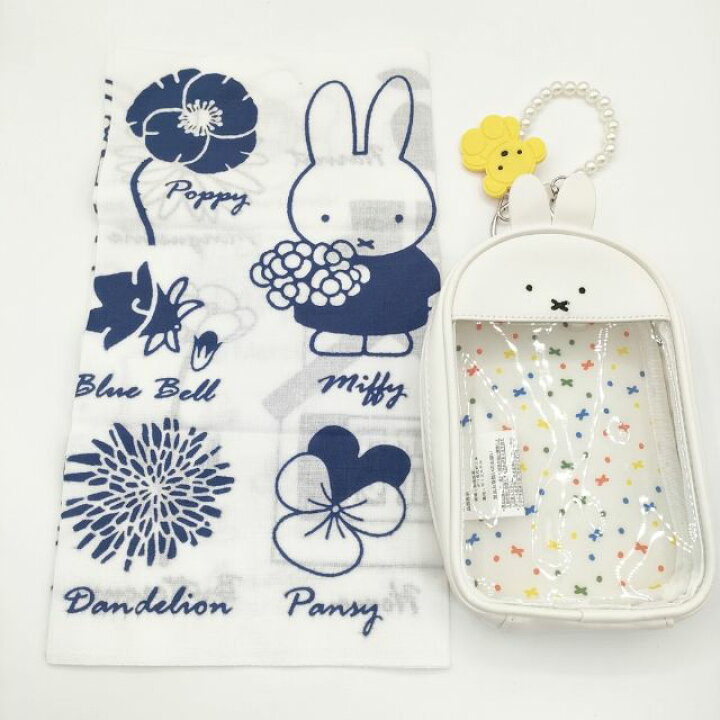 楽天市場】miffy zakkaフェスタ マルチポーチ フラワーミッフィー 