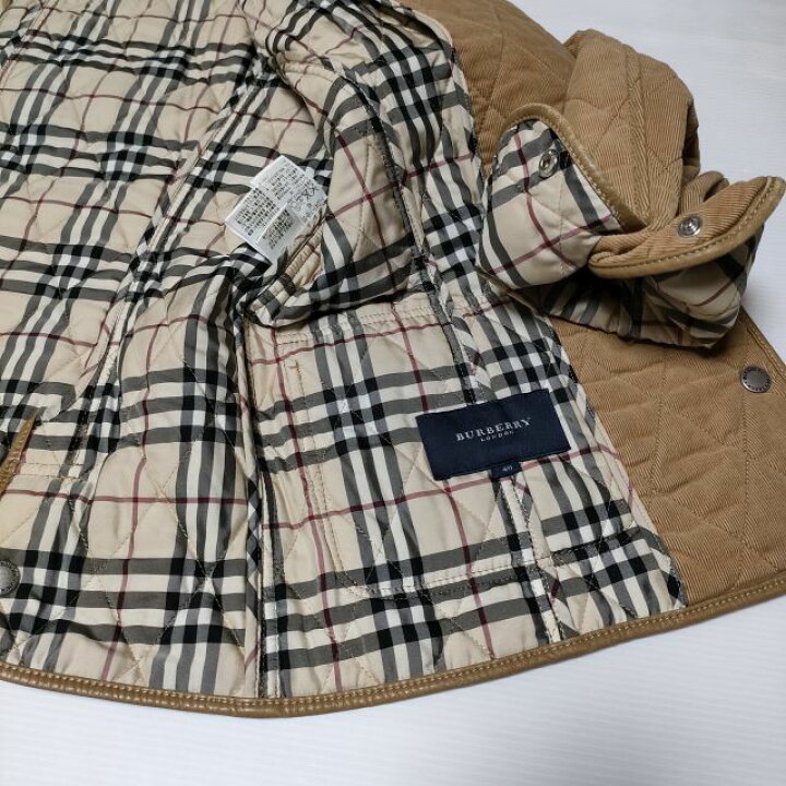 楽天市場】BURBERRY LONDON コーデュロイキルティング ノバチェック 