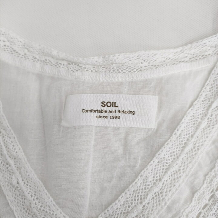 楽天市場】soil レース フレンチスリーブ Vネック サイズ2 インド製 