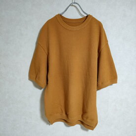 crepuscule Moss stitch S/S 鹿の子ショートスリーブカットソー 2101-008 サイズ1 カットソー オレンジ メンズ クレプスキュール【中古】3-0311S△