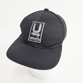 UNDERCOVER メッシュ RECORDS UCQ4H04 サイズF 帽子 キャップ ブラック メンズ アンダーカバー【中古】3-0910G◎