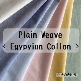 生地 綿100% エジプシャンコットン 無地 滑らか シルクのような 光沢 カラフル インド 布 148/150cm
