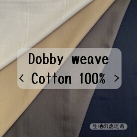 生地 コットン マルチドビー ストライプ チノ 綿 インド製 150/152 ナチュラル 布