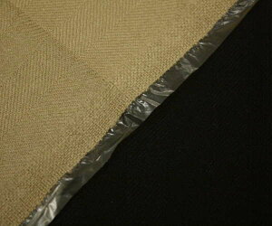 ウール100% 先染めヘリンボーン 表は撥水加工 裏はラミネートの防水加工 生地 無地2色 中肉程度 w巾148cm 日本製 レイングッズ等に 布 布地 服地 通販 ヘリンボン 杉綾 ウール ウール生地 防水