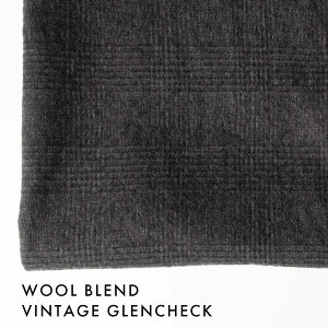 [10cm�P��] WOOL BLEND VINTAGE GLENCHECK�b���уE�[�����`���A�_�炩�ȏk�O�̕����� �z�E���n�̒ʔ̃L�W�L�W ���n �z [No.26036][���[����0.5m���܂�]