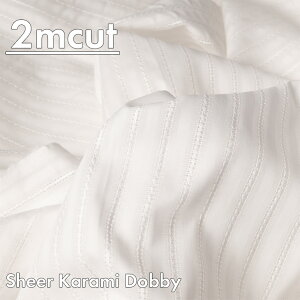 [2m�P��] �V�A-�J���~�h�r�[�bSheer Karami Dobby [f3w-2m-26064] �z�E���n�̒ʔ̃L�W�L�W 1m������[���[����OK]