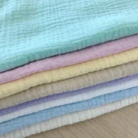 ぽこぽこダブルガーゼ カラー8色0.5m単位カット販売