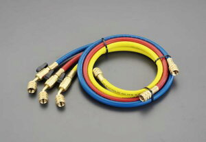 ESCO �G�X�R 100cm/R32R410A �{�[���o���u�t�`���[�W���O�z�[�X�Z�b�g EA104TF-20