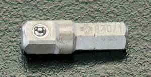 ESCO �G�X�R 1/4DRx 1/4HEX/25mm �\�P�b�g�A�_�v�^�[ EA550W-2