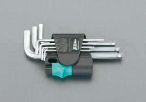 ESCO �G�X�R 1.5- 10mm/9�{�g [Ball Hex]�L�[�����` EA573WG-90