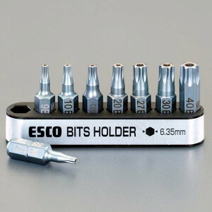 ESCO �G�X�R 8�{�g [TORX]�h���C�o�[�r�b�g(�C�W���~�t) EA611PC-200