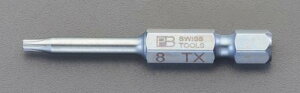 ESCO �G�X�R T5x 50mm [TORX]�h���C�o�[�r�b�g EA611PG-5
