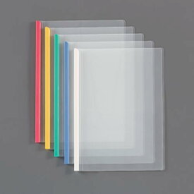 ESCO エスコ A4 レポートカバー(スライド式/5色)[5冊] EA762CB-19