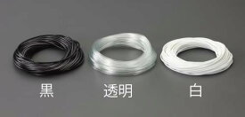 ESCO エスコ 4.0x0.4mmx 50m ビニール絶縁チューブ(白) EA944AE-212