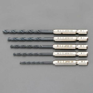 ESCO �G�X�R 2.3-4.2mm/5�{�g �S�H�p�h����(�Z�p��/HSS) EA824CP-52
