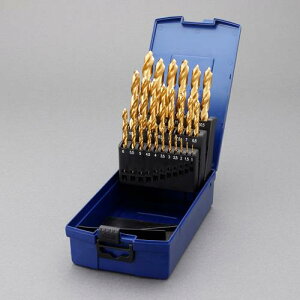 ESCO �G�X�R 1.0-13.0mm/ 25�{�g �X�g���[�g�h����(TIN�[HSS) EA824FL-125