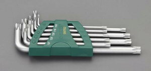 ESCO �G�X�R T10-T50 9�{�g(Bore Torx)�L�[�����` EA683E