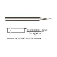 ESTOOL ダイヤ目カット左ねじれ ルータービット 3200-080　10本