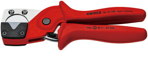 KNIPEX �N�j�y�b�N�X ���w���E�󈳎��z�[�X�p�p�C�v�J�b�^�[ 185mm �v���X�`�b�N�R�[�e�B���O�n���h�� 9010-185SB