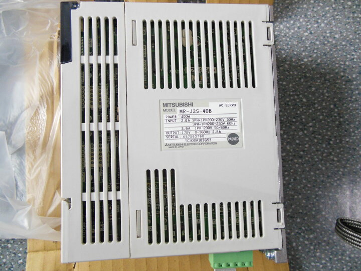 楽天市場】三菱電機 サーボアンプ MR-J2S-40B 新品同様/保証付き 