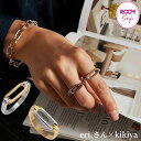 【楽天1位受賞】 リング 指輪 eri.さんコラボ ROOMコラボ O型リング サージカルステンレス ステンレス ハワイアン バイカラー シルバー ゴールド k18 仕上 金属アレルギー 対応 リング ニッケルフリー アクセサリー 誕生日プレゼント レディース シンプル ジュエリー kikiya