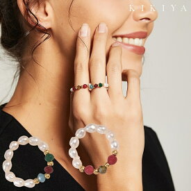 【POINT UP★最大50%OFF】 リング 指輪 天然石 パールリング 淡水パール レディース ハワイアン サージカルステンレス 316L ステンレス ゴールド k18 仕上 ニッケルフリー アクセサリー 金属アレルギー 対応 リング 誕生日プレゼント kikiya