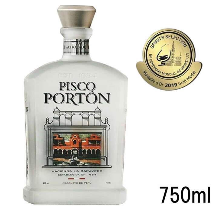 楽天市場】ピスコ ポルトン アチョラード モストベルデ 43% 750ml【箱  