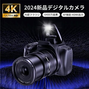 �y�����̔���!�z ��64GB�̃������J�[�h�t���� �f�W�^���J���� 4K 10�{�Y�[�� WIFI�Ή� �f�W�J�� ���^ ���掿 �y�� ���B�� ���� �B�e 64MP AF�@�\�t �t���b�V�� HDMI�o��