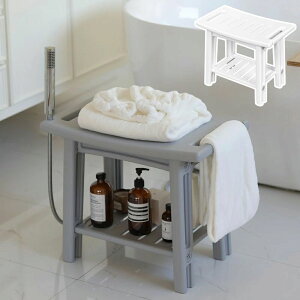 【激安販売中!】シャワーベンチ 内側シャワーシェービングレッグ用 シャワーチェアシート 椅子シート 収納棚とハンドル付き スパシャワースツール バスタブ バスルーム スパスツール 屋内