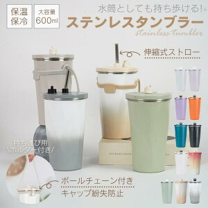 【P5!2838円→実質2696円 10/27まで】タンブラー ストロー付き 蓋付き 水筒 大容量 600ml ステンレスタンブラー こぼれない コーヒーボトル マグボトル 持ち運び 直飲み 保温 保冷 真空断熱 二重